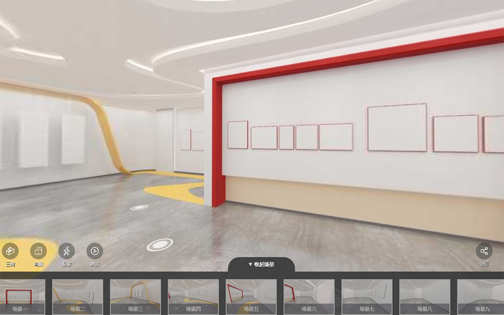 零代碼3D展廳模板！10分鐘生成企業(yè)虛擬展廳